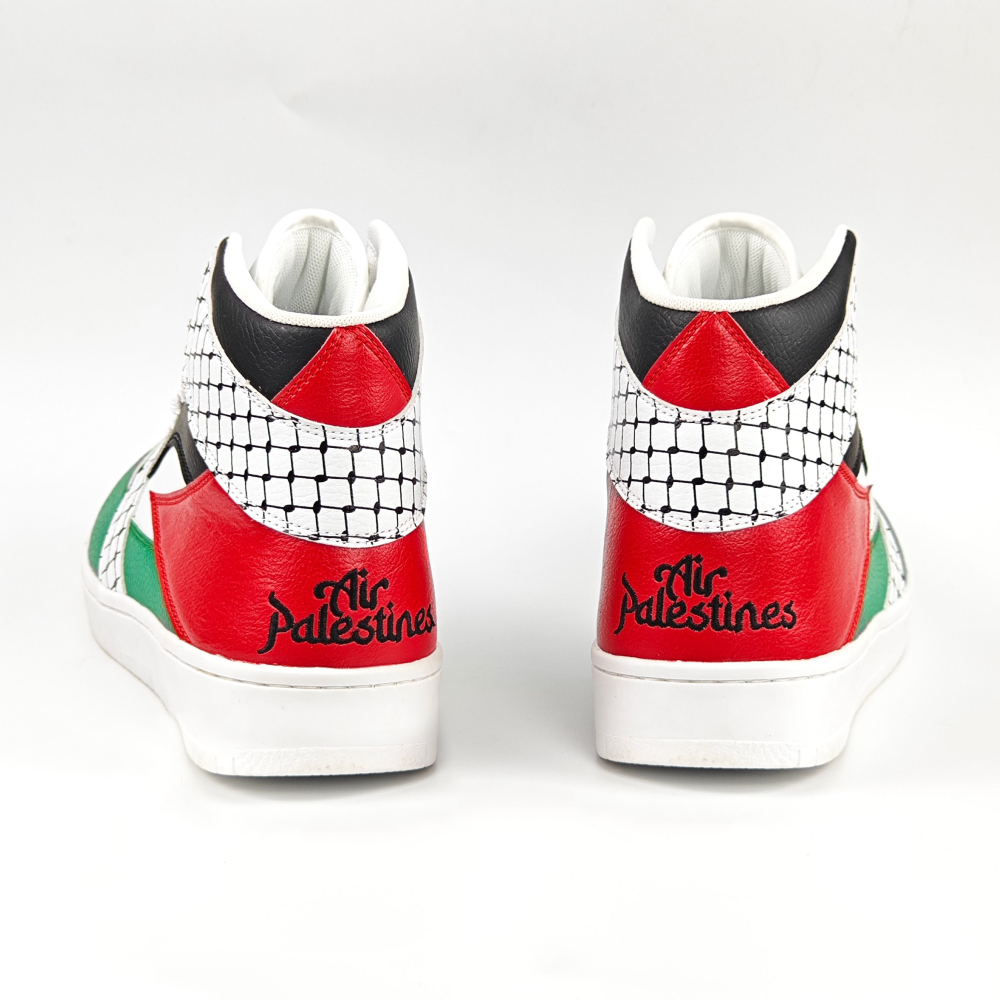 Air Palestines | Palestine Flag High-Top Sneakers