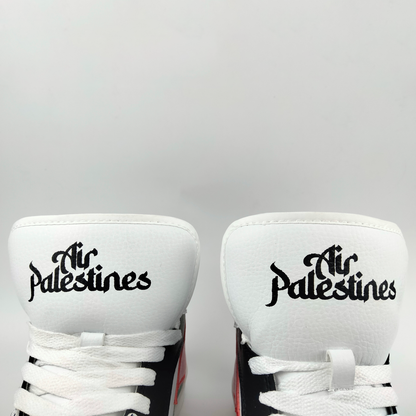 Air Palestines | Palestine Flag High-Top Sneakers